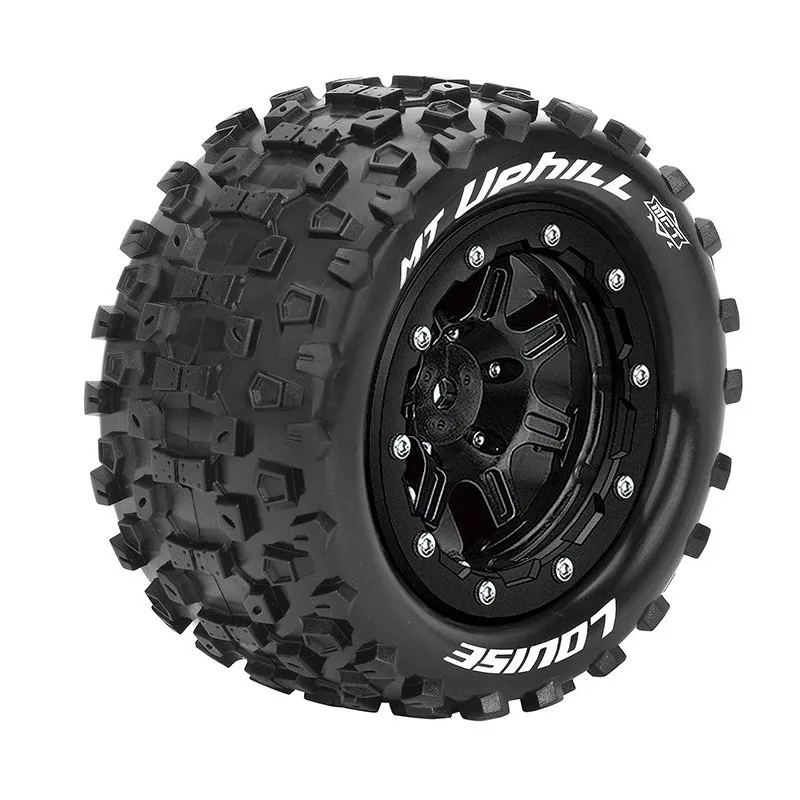 [LOULT3330SB] L-T3330SB Louise Tires Wheels MT-UPHILL Maxx Soft Black Belted (MFT) (2) LOULT3330SB