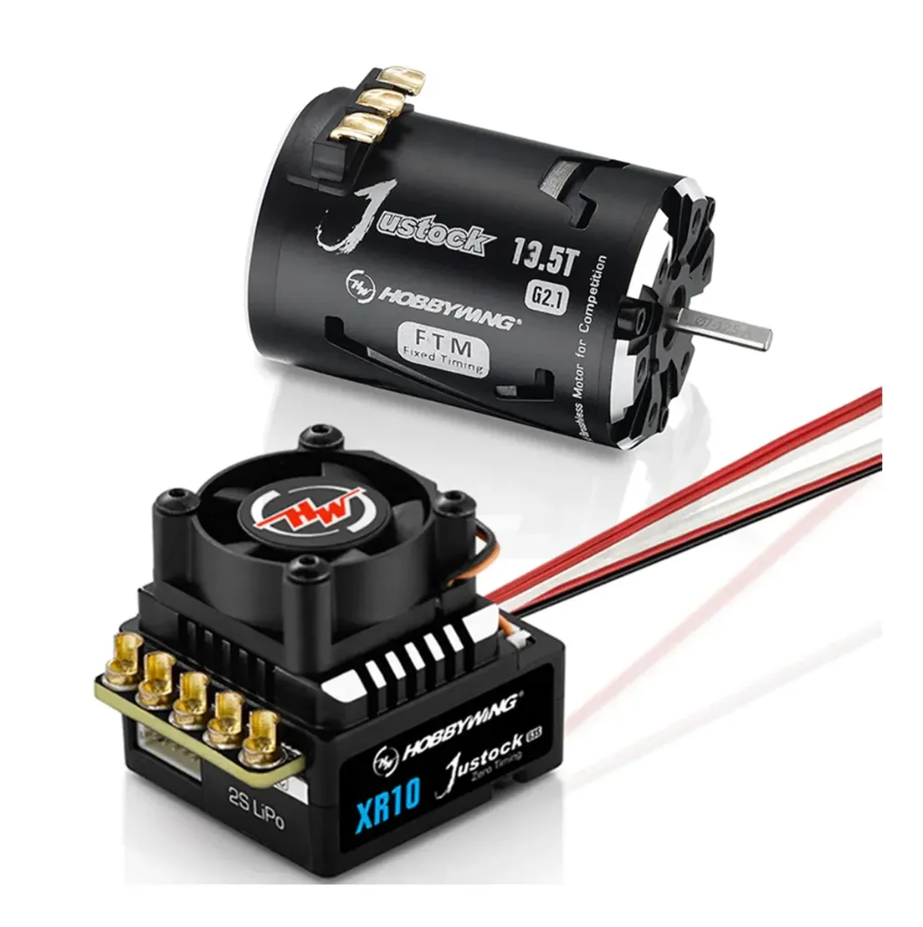 Hobbywing 38020371 Xerun Xr10 Justock G3s Js4 13.5t G2.1 Motor Combo - HWI38020371