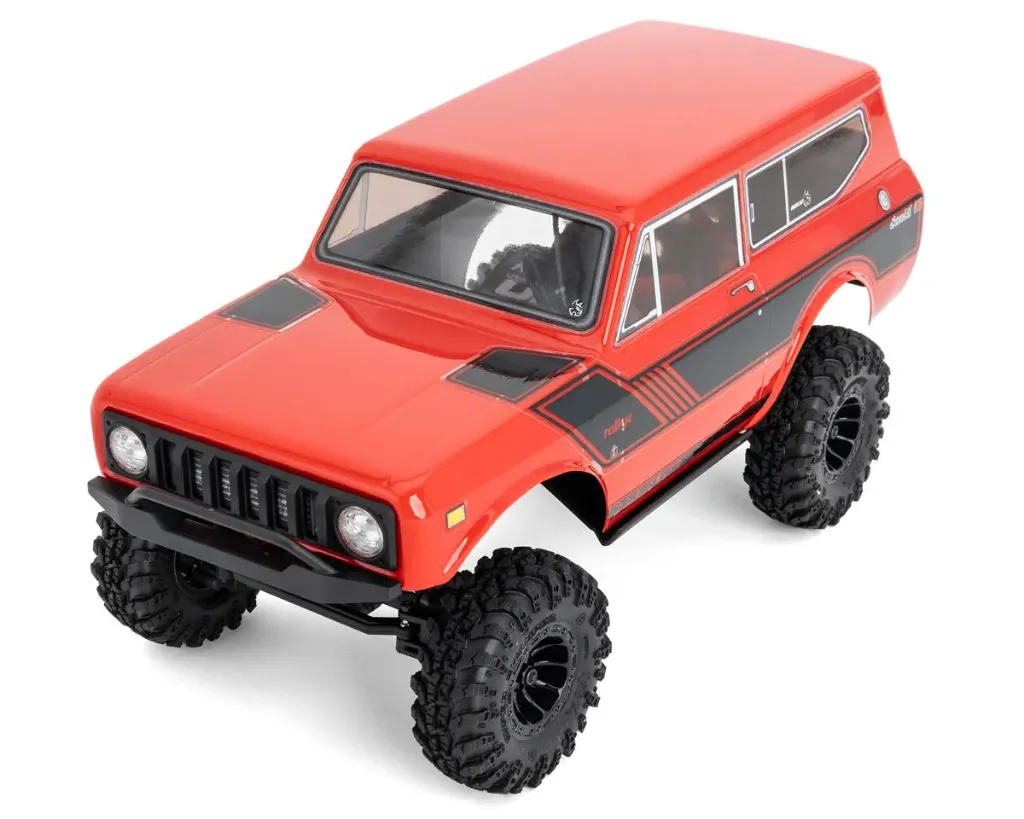 Redcat Ascent-18 International Scout II 1/18 4WD RTR Brushless Rock Crawler (Red) w/2.4GHz Radio, Battery & Charger