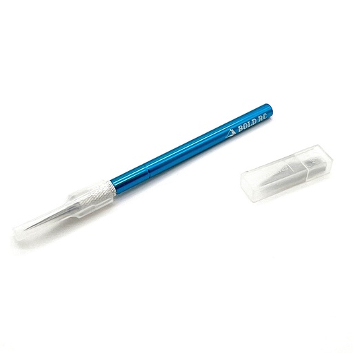 [BOL10500] Aluminum Handle Hobby Knive with 6 #11 Blades