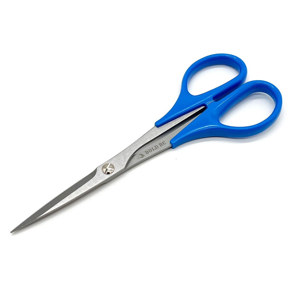 Bold RC Straight Blue Lexan Body Scissors | MAD Hobbies
