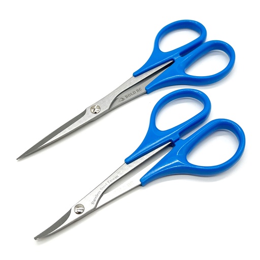 [BOL10525] Curved & Straight Lexan Scissors Set