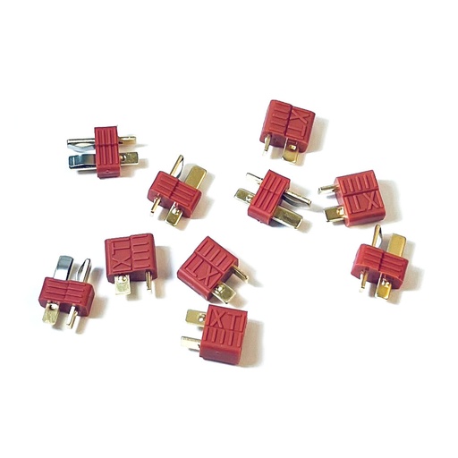 [RCE1677] T-Plug Male & Female with Anti-slip Grip (5 pair)