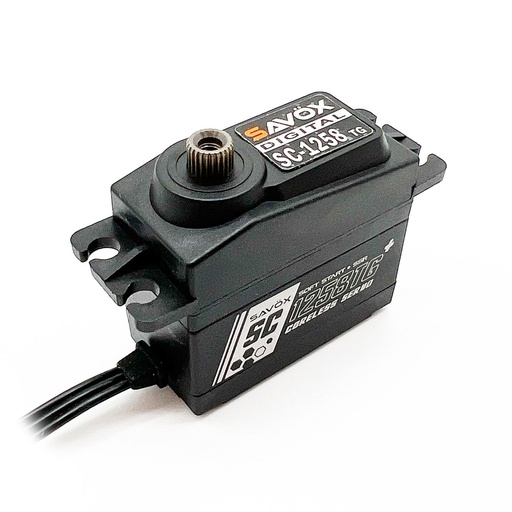 [SAVSC1258TGP-BE] Black Edition, Standard Size Coreless Digital Servo