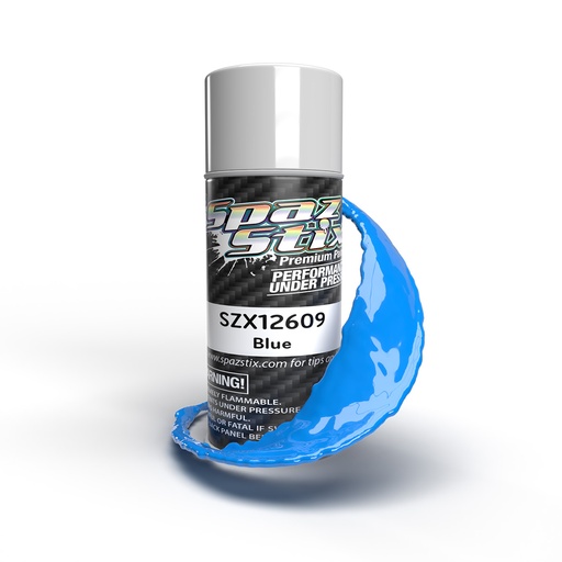 [SZX12609] Solid Blue Aerosol Paint, 3.5oz Can