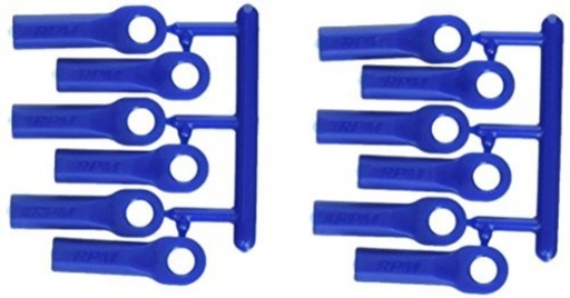 RPM RPM80515 Long Rod Ends for Traxxas .1 Vehicles - Blue