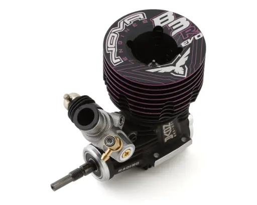Nova Engines B3R EVO .21 3-Port Off-Road Nitro Engine (DLC Shaft) (Steel Bearing)